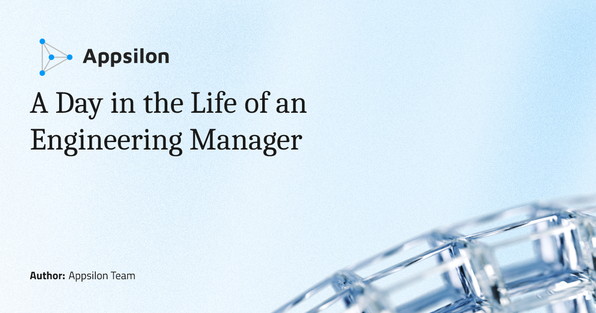 A Day in the Life of an Engineering Manager