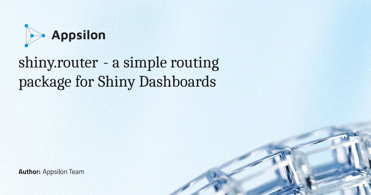 shiny.router - a simple routing package for Shiny Dashboards