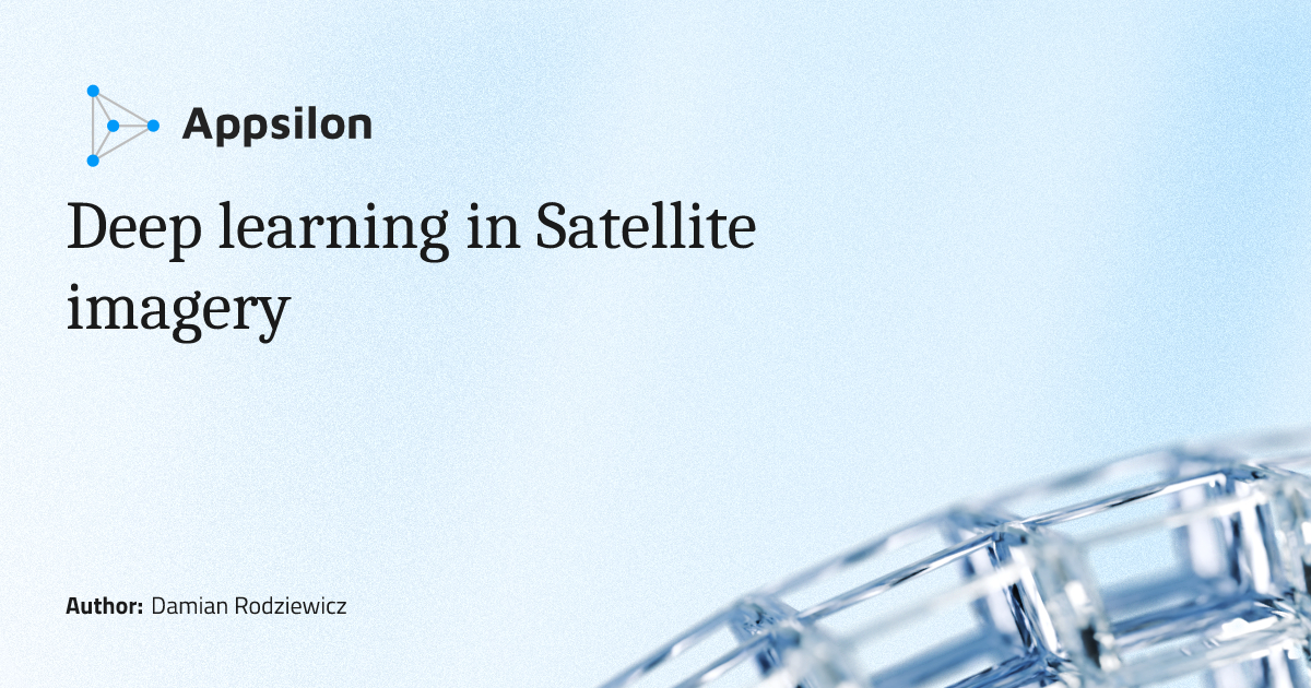Deep learning in Satellite imagery