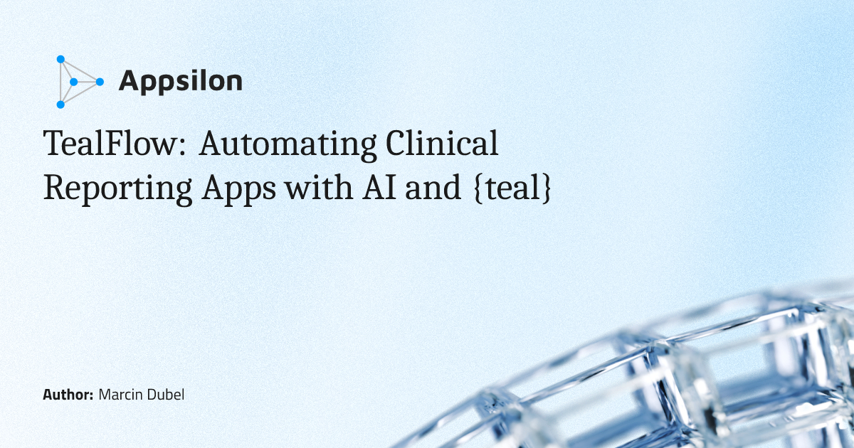 TealFlow: Automating Clinical Reporting Apps with AI and {teal}